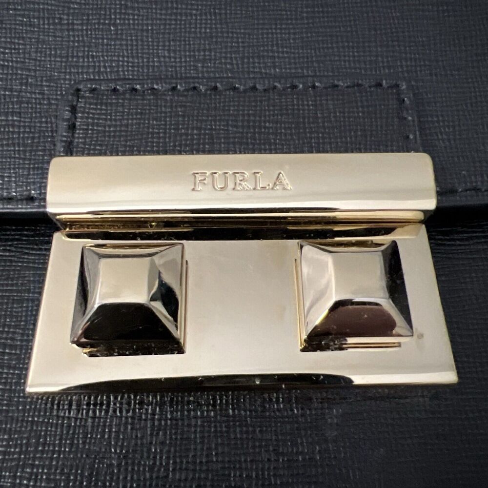 Furla Bella Top Handle S Nero Black Andromeda Genuine Leather BAUGLND 55 B3000 - Picture 2 of 16